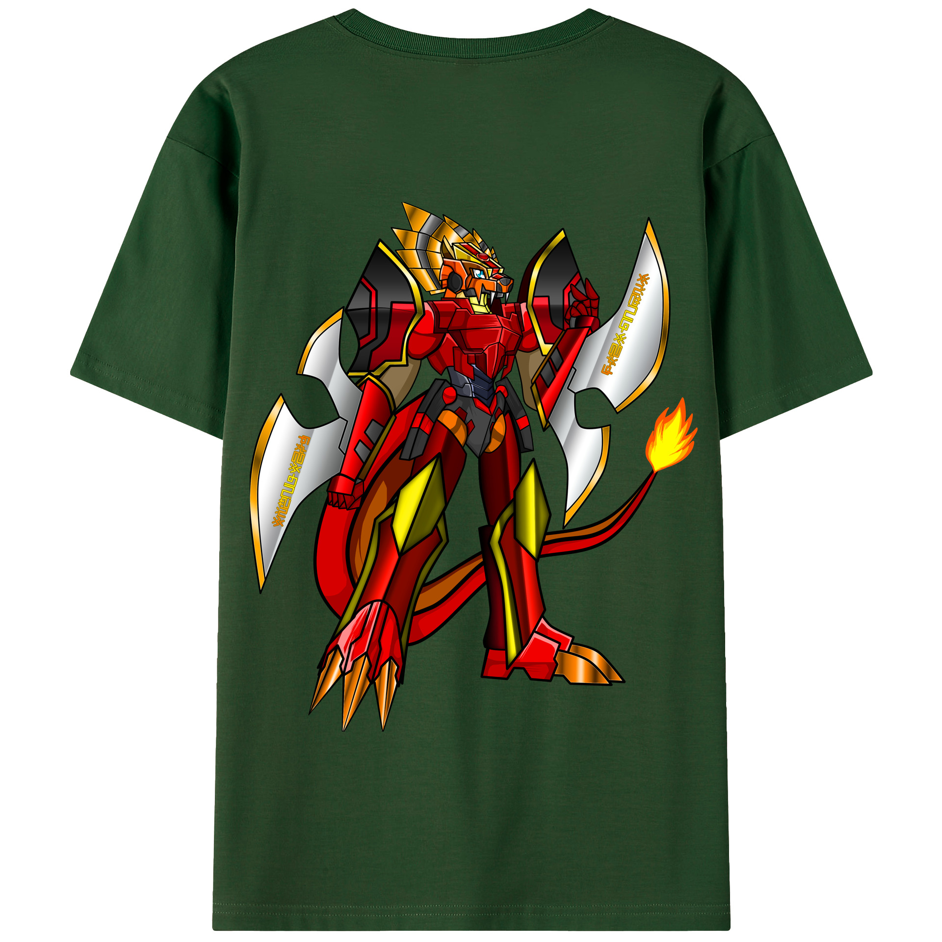 （画像用） Digimon デジタルモンスター/デジモン 綿100％半袖Tシャツ（背面プリント）